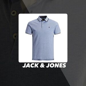 EUC Jack & Jones Blue Slim Fit Polo